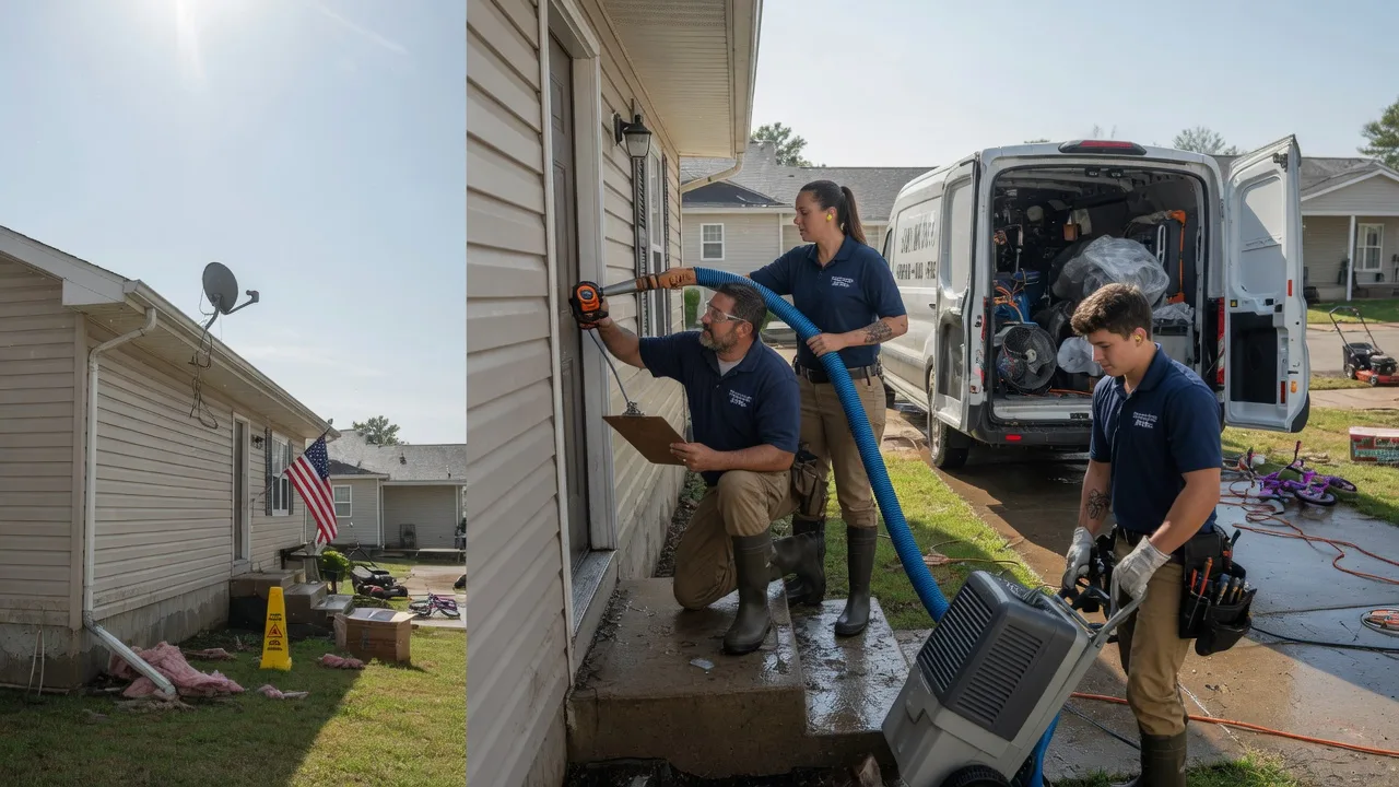 Ceiling Water Damage Restoration in Potomac, IL near me